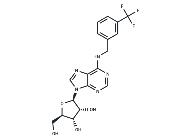 化合物 N6-(3-Trifluoromethylbenzyl)adenosine,Antiviral agent 24