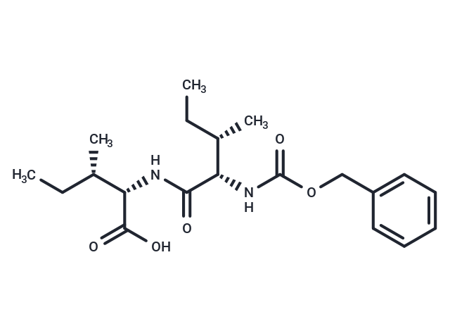 化合物 (2S,3S)-2-((2S,3S)-2-(((Benzyloxy)carbonyl)amino)-3-methylpentanamido)-3-methylpentanoic acid,(2S,3S)-2-((2S,3S)-2-(((Benzyloxy)carbonyl)amino)-3-methylpentanamido)-3-methylpentanoic acid