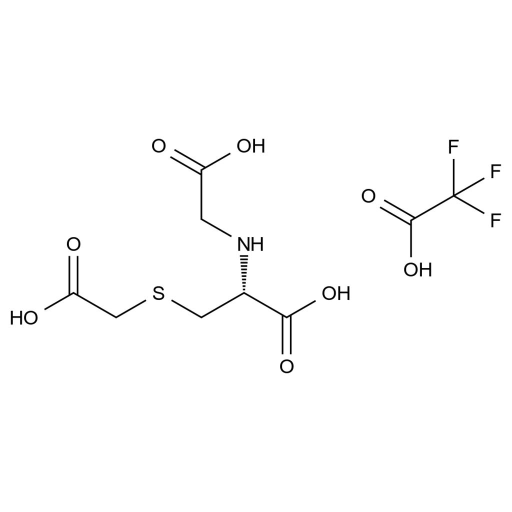 乙酰半胱氨酸雜質(zhì)10 (N,S-羧甲基 L-半胱氨酸)三氟乙酸鹽,Acetylcysteine Impurity 10 (N,S-Carboxymethyl L-Cysteine) TFA salt