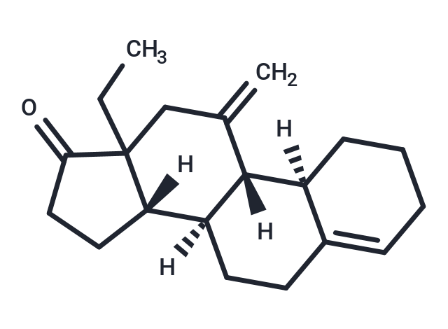 化合物 (8S,9S,10R,14S)-13-Ethyl-11-methylene-2,3,7,8,9,10,11,12,13,14,15,16-dodecahydro-1H-cyclopenta[a]phenanthren-17(6H)-one,(8S,9S,10R,14S)-13-Ethyl-11-methylene-2,3,7,8,9,10,11,12,13,14,15,16-dodecahydro-1H-cyclopenta[a]phenanthren-17(6H)-one