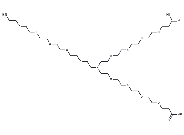 化合物 N-(Amino-PEG5)-N-bis(PEG4-acid),N-(Amino-PEG5)-N-bis(PEG4-acid)