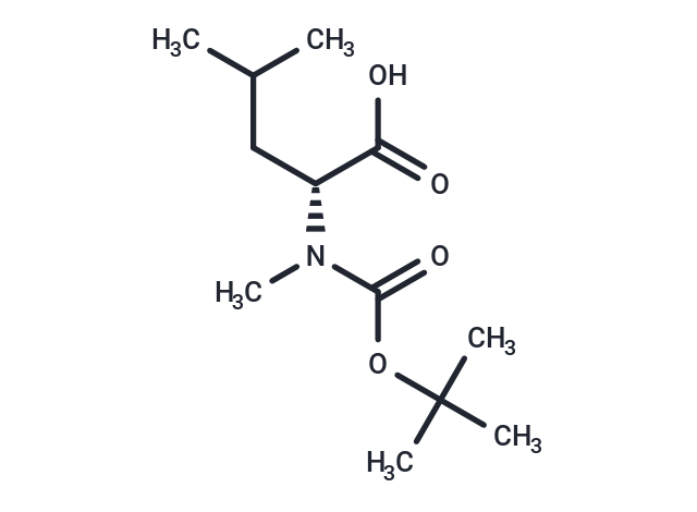 化合物 (R)-2-((tert-Butoxycarbonyl)(methyl)amino)-4-methylpentanoic acid,(R)-2-((tert-Butoxycarbonyl)(methyl)amino)-4-methylpentanoic acid