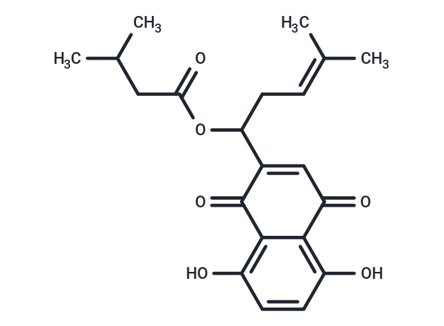 異戊酰紫草素,Isovalerylshikonin