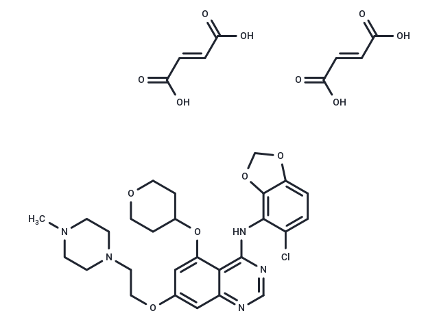 化合物 Saracatinib difumarate,Saracatinib difumarate