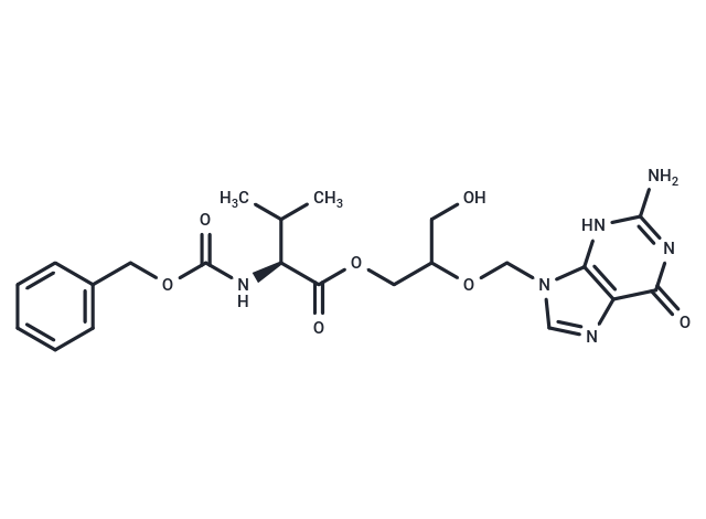 化合物 N-Carbobenzyloxy-L-valinyl-ganciclovir,N-Carbobenzyloxy-L-valinyl-ganciclovir