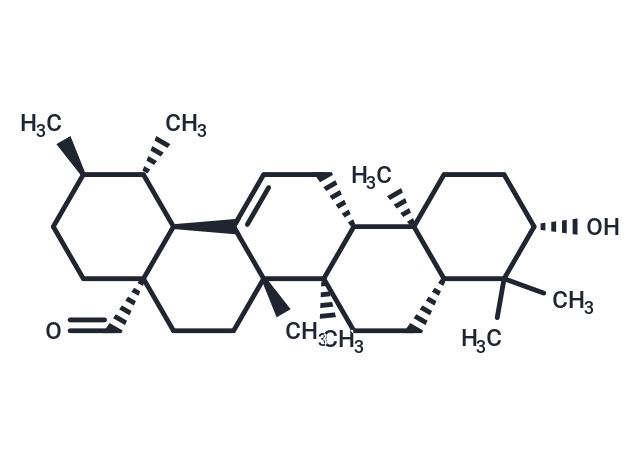 化合物 Ursolic aldehyde,Ursolic aldehyde