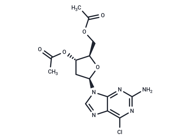 化合物 2-Amino-6-chloropurine-3’,5’-di-O-acetyl-2’-deoxyriboside,2-Amino-6-chloropurine-3’,5’-di-O-acetyl-2’-deoxyriboside