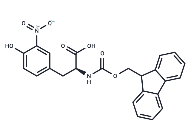 化合物 N-Fmoc-3-nitro-L-tyrosine,N-Fmoc-3-nitro-L-tyrosine