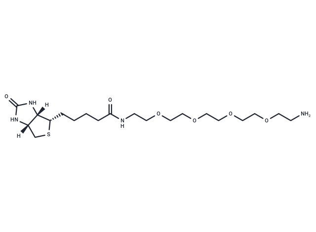 化合物 Biotin-PEG4-amine,Biotin-PEG4-amine