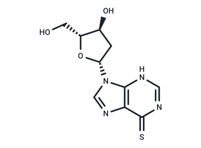 化合物 6-Mercapto-9-(2’-deoxy-beta-D-ribofuranosyl)purine,2′-Deoxy-6-thioinosine