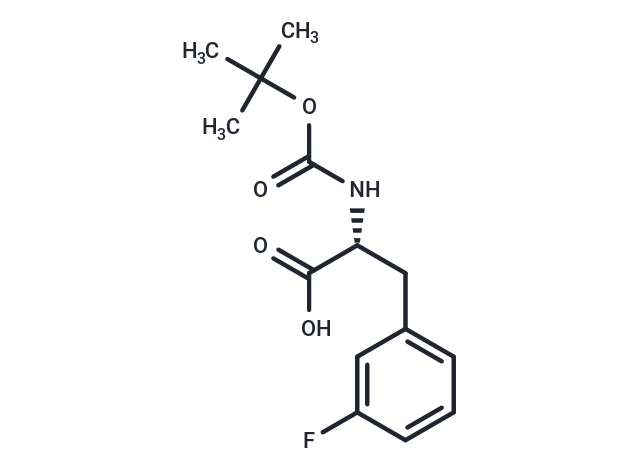 化合物 Boc-D-Phe(3-F)-OH,Boc-D-Phe(3-F)-OH