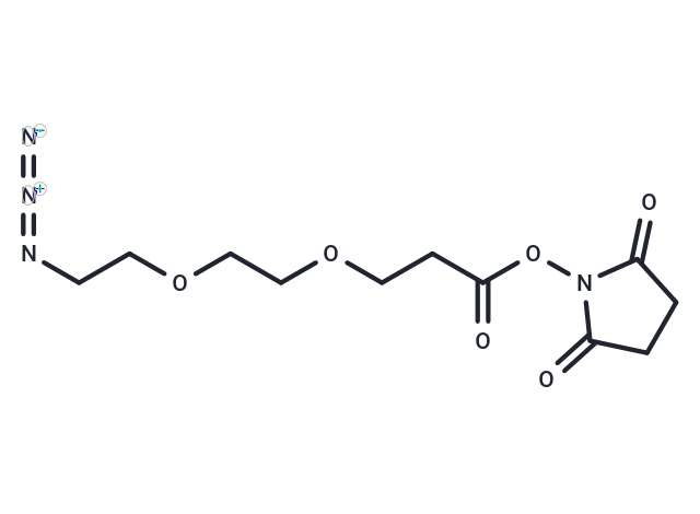 化合物 N3-PEG2-C2-NHS ester,N3-PEG2-C2-NHS ester