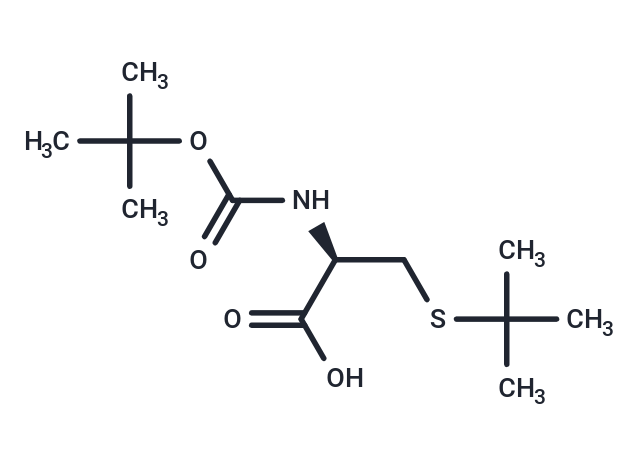 化合物 (R)-2-((tert-Butoxycarbonyl)amino)-3-(tert-butylthio)propanoic acid,(R)-2-((tert-Butoxycarbonyl)amino)-3-(tert-butylthio)propanoic acid