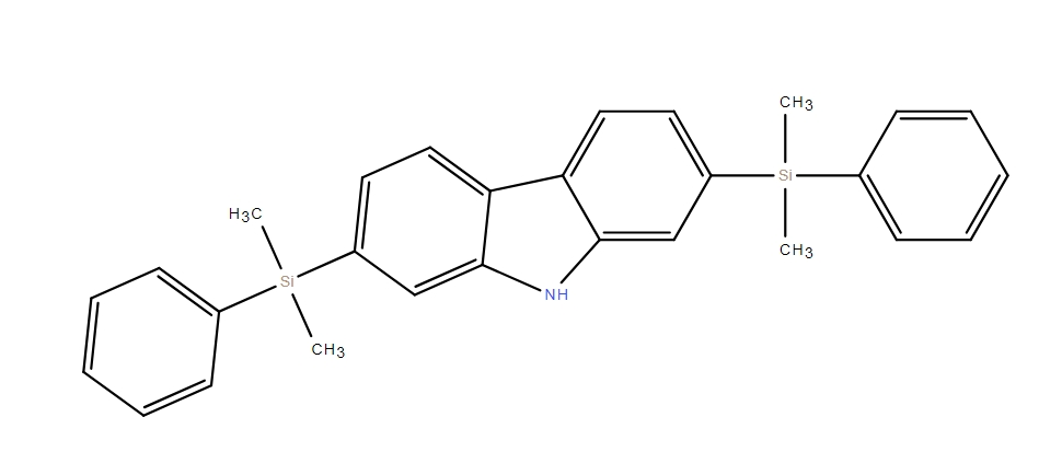 2,7-Bis(dimethylphenylsilyl)-9H-carbazole,2,7-Bis(dimethylphenylsilyl)-9H-carbazole