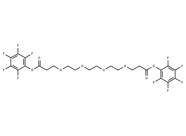 化合物 Bis-PEG4-PFP ester,Bis-PEG4-PFP ester