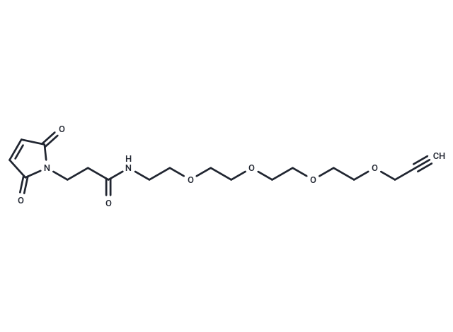 化合物 Alkyne-PEG4-maleimide,Alkyne-PEG4-maleimide