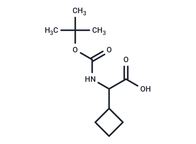 化合物 2-((tert-Butoxycarbonyl)amino)-2-cyclobutylacetic acid,2-((tert-Butoxycarbonyl)amino)-2-cyclobutylacetic acid