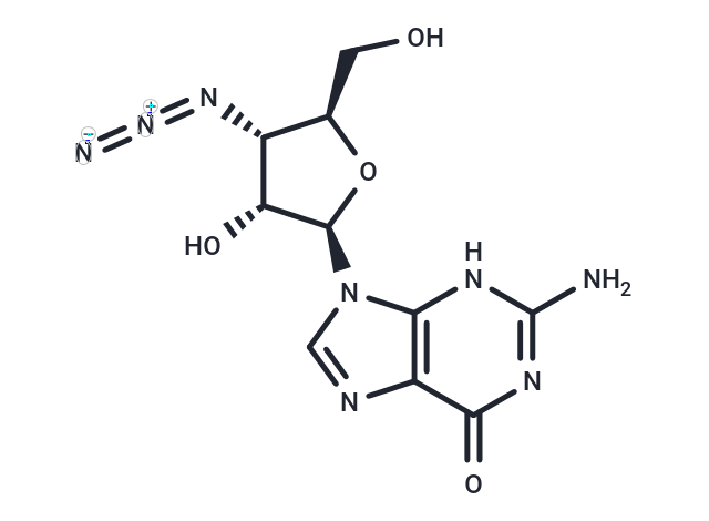 化合物 3’-Azido-3’-deoxyguanosine,3’-Azido-3’-deoxyguanosine