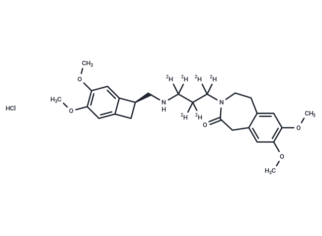 化合物 N-Desmethyl Ivabradine-d6 HCl,N-Desmethyl Ivabradine-d6 HCl