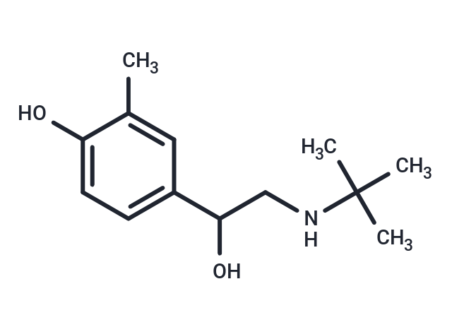 化合物 4-(2-(tert-Butylamino)-1-hydroxyethyl)-2-methylphenol,4-(2-(tert-Butylamino)-1-hydroxyethyl)-2-methylphenol