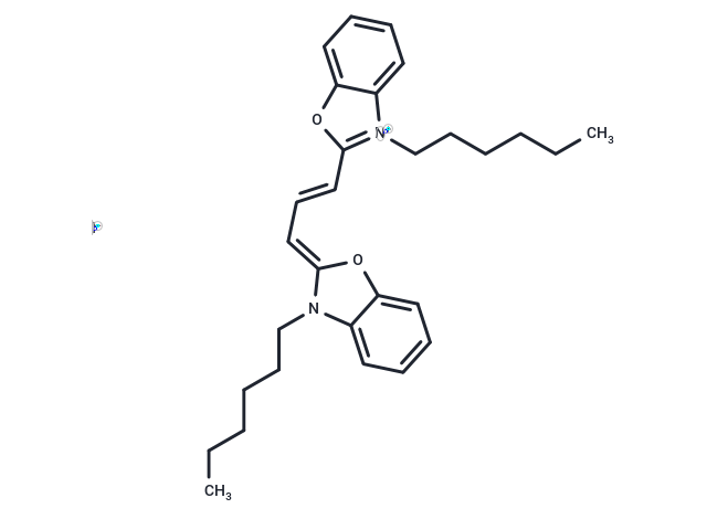 化合物 3,3'-Dihexyloxacarbocyanine iodide,3,3'-Dihexyloxacarbocyanine iodide