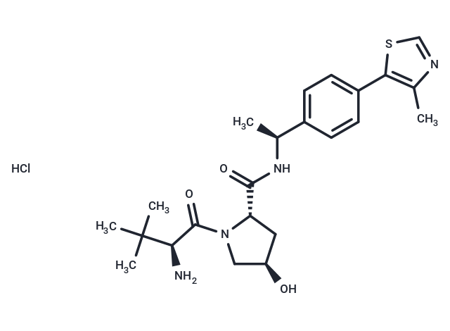 化合物(S,R,S)-AHPC-Me hydrochloride,(S,R,S)-AHPC-Me hydrochloride