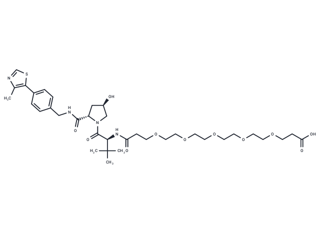 化合物 (S,R,S)-AHPC-PEG5-COOH,(S,R,S)-AHPC-PEG5-COOH