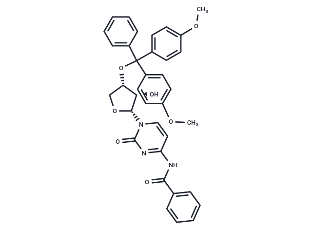 化合物 1-[3’-O-[(4,4’-dimethoxytriphenyl)methyl]-a-L-threofuranosyl]-N4-benzoylcytosine,1-[3’-O-[(4,4’-dimethoxytriphenyl)methyl]-a-L-threofuranosyl]-N4-benzoylcytosine