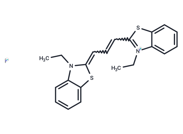 化合物 3,3-Diethylthiacarbocyanine iodide,3,3-Diethylthiacarbocyanine iodide