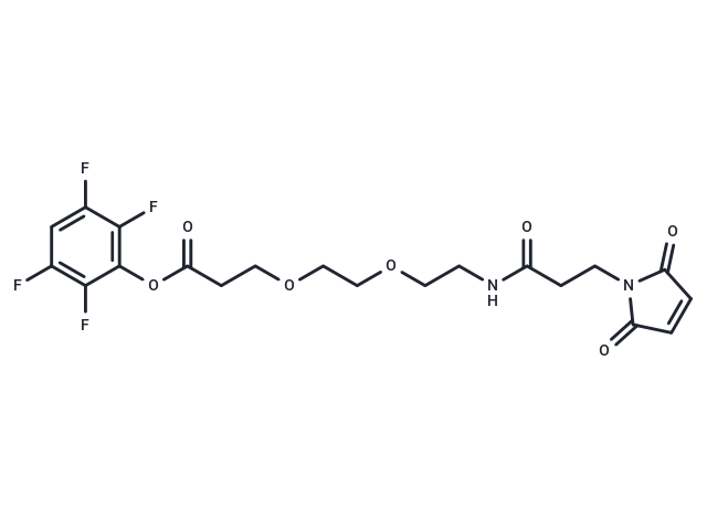 化合物 Mal-amido-PEG2-TFP ester,Mal-amido-PEG2-TFP ester