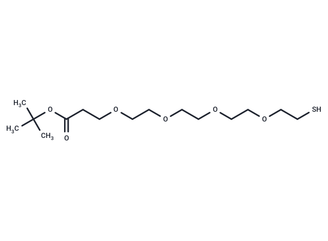 化合物 Thiol-PEG4-Boc,Thiol-PEG4-Boc