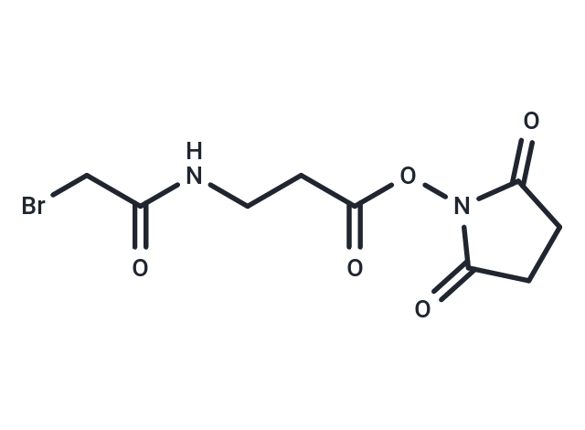 化合物 N-Succinimidyl 3-(Bromoacetamido)propionate,N-Succinimidyl 3-(Bromoacetamido)propionate