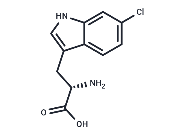 化合物 (S)-2-Amino-3-(6-chloro-1H-indol-3-yl)propanoic acid,(S)-2-Amino-3-(6-chloro-1H-indol-3-yl)propanoic acid