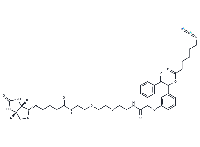 化合物 UV Cleavable Biotin-PEG2-Azide,UV Cleavable Biotin-PEG2-Azide