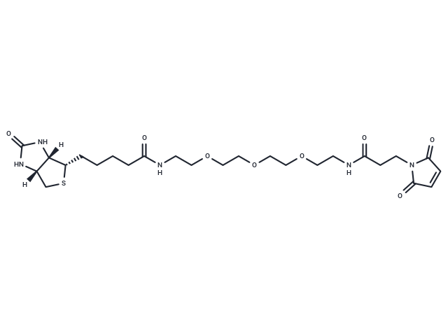 化合物 Biotin-PEG3-Mal,Biotin-PEG3-Mal