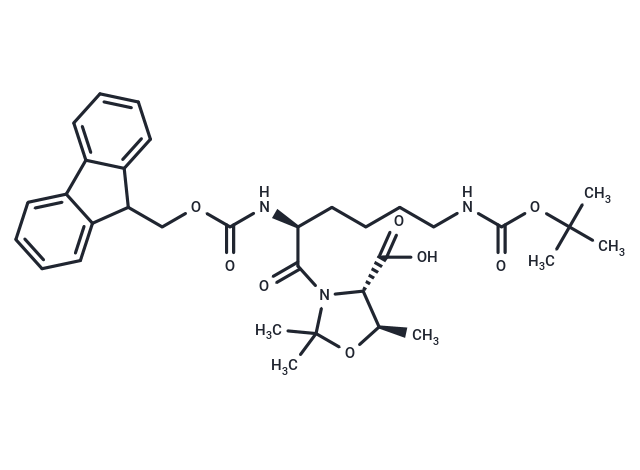 Fmoc-Lys(Boc)-Thr(psi(Me,Me)pro)-OH,Fmoc-Lys(Boc)-Thr(psi(Me,Me)pro)-OH