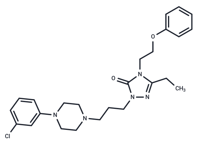 化合物 Nefazodone,Nefazodone