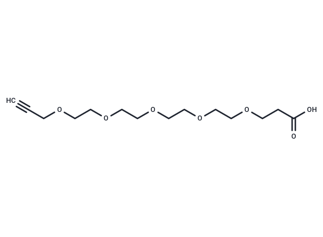 化合物 Propargyl-PEG5-acid,Propargyl-PEG5-acid