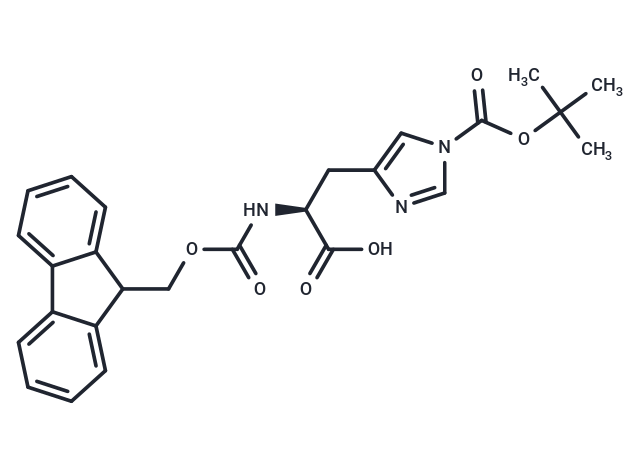 化合物 Fmoc-His(Boc)-OH,Fmoc-His(Boc)-OH