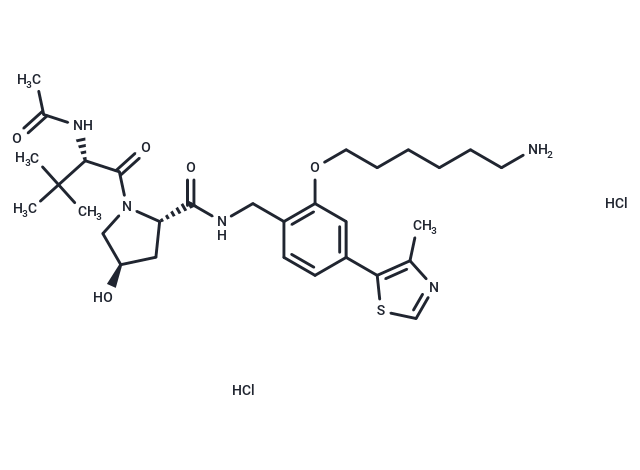 VH 032 phenol-alkylC6-amine,(S,R,S)-AHPC-phenol-alkylC6-amine dihydrochloride