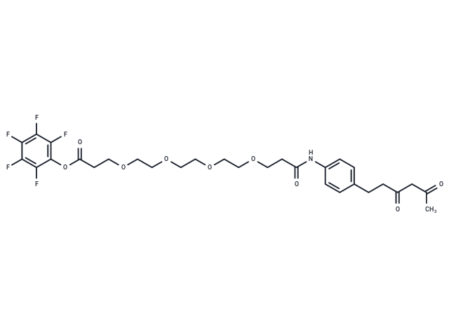 化合物 Diketone-PEG4-PFP ester,Diketone-PEG4-PFP ester