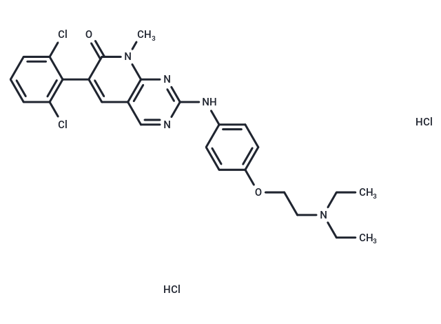 化合物 PD0166285 dihydrochloride,PD0166285 dihydrochloride