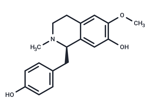 化合物 (-)-N-methylcoclaurine,(-)-N-methylcoclaurine