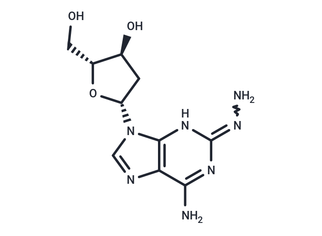 化合物 2’-Deoxy-2-hydrozinoadenosine,2’-Deoxy-2-hydrozinoadenosine