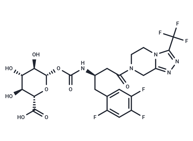 (-)-Sitagliptin Carbamoyl Glucuronide,(-)-Sitagliptin Carbamoyl Glucuronide