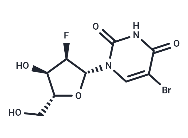 化合物 5-Bromo-2’-fluoro-2’-deoxyuridine,5-Bromo-2’-fluoro-2’-deoxyuridine