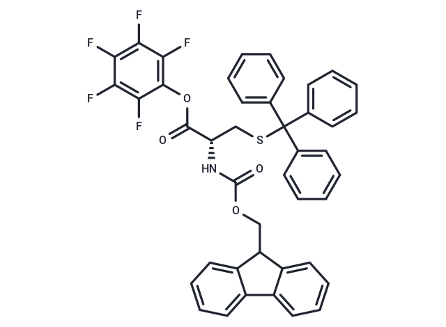 化合物 Fmoc-Cys(Trt)-OPFP,Fmoc-Cys(Trt)-OPFP