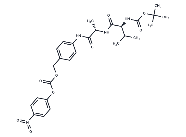 化合物 Boc-Val-Ala-PAB-PNP,Boc-Val-Ala-PAB-PNP