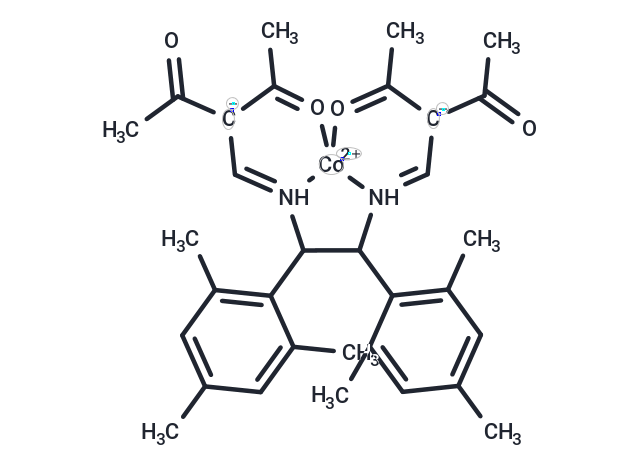 化合物 (1R,2R)-N,N'-Bis(2-acetyl-3-oxo-2-butenylidene)-1,2-dimesitylethylenediaminato cobalt(II),(1R,2R)-N,N'-Bis(2-acetyl-3-oxo-2-butenylidene)-1,2-dimesitylethylenediaminato cobalt(II)