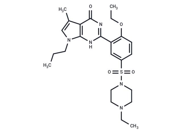 化合物 Tunodafil (free base),Yonkenafil